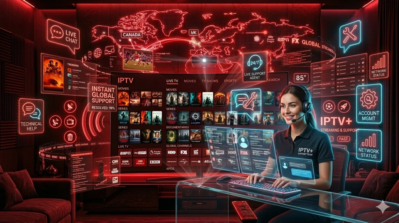 24/7 IPTV Customer Support